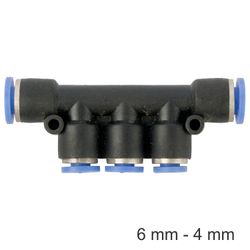 Pu Hose Fitting Manifold 6mm-4mm