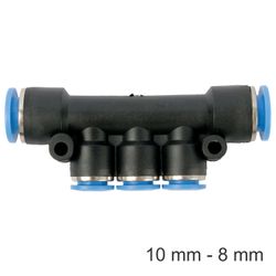 Pu Hose Fitting Manifold 10mm-8mm