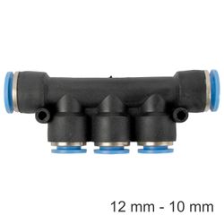 Pu Hose Fitting Manifold 12mm-10mm