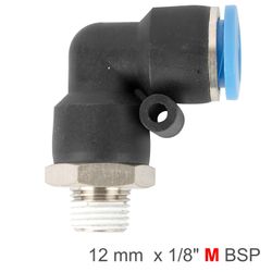 Elbow 12mm-1/8 M Pu Hose Fitting