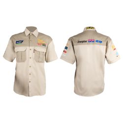 Vermont Mens Bush Shirt Khaki 100% Cotton 2xl