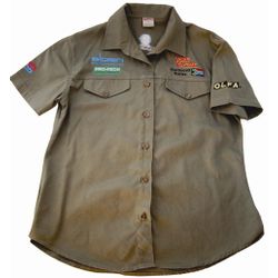 Vermont Mens Bush Shirt Khaki 100% Cotton 3xl
