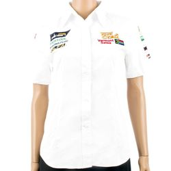 Ladies Blouse - White 3/4 - 3x-large