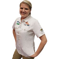 Vermont Ladies Cotton Shirt White Xl