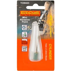 Mini Abrasive Point 12.7mm Cyl. 3.2mm Shank