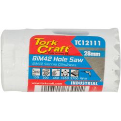 28mm Bim42 Bi Metal Hole Saw