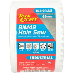 65mm Bim42 Bi Metal Hole Saw