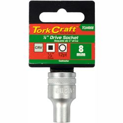 Socket 8mm X 21.8mm 1/2' Drive Crv 12 Point