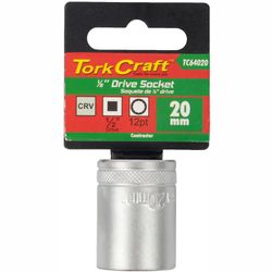 Socket 20mm X 27.8mm 1/2' Drive Crv 12 Point