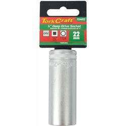 Socket 22mm 1/2' Dr Deep Socket Crv 12 Point