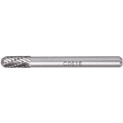 Rotary Burr Tungsten 6x16x6mm Rnd.point
