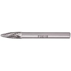Rotary Burr Tungsten 6x18x6mm Round Point