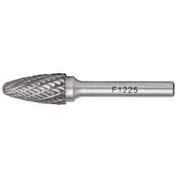 Rotary Burr Tungsten 12x25x6mm Conical Round Point