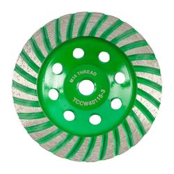 Dia. Cup Wheel 115mm X M14 Turbo Cold Pressed Contractor
