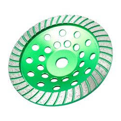 Dia. Cup Wheel 180mm X 22.23mm Turbo Cold Pressed Contractor