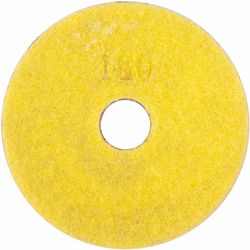 100mm Diamond Wet Polishing Pad 150 Grit Yellow