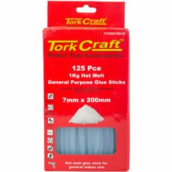 Glue Stick 07 X 200mm 125pc 1kg Hot Melt Gen. Purpose Eva 18000cps