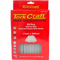 Glue Stick 11 X 200mm 52pc 1kg Hot Melt Gen. Purpose Eva 18000cps