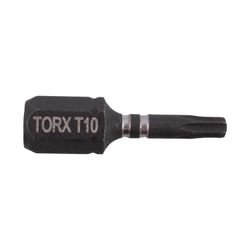 Torx Tx 10 Impact Insert Bit 25mm Bulk