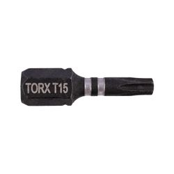 Torx Tx 15 Impact Insert Bit 25mm Bulk