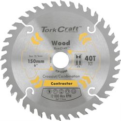 Blade Contractor 150 X 40t 20/16 Circular Saw Tct
