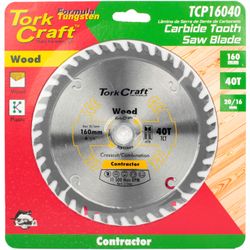 Blade Contractor 160 X 40t 20/16 Circular Saw Tct