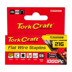Flat Wire Staple 21g X 0.7mm X 6mm Jt21 1000pc C/steel For Tcsg0500