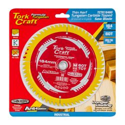 Saw Blade Thin Kerf 184 X 60t 20/16 Tct