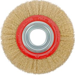 Wire Wheel Brush 150 X 25mm Bench Grinder Blister