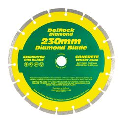 Diamond Blade 230mm Segmented DELROCK