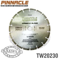 Diamond Blade Segmented 230mm PINNACLE Brand