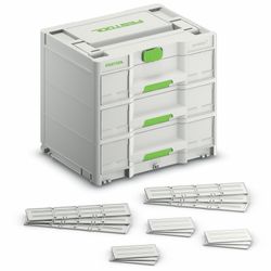 FESTOOL SYS3-SORT/3 M 337 Sortainer³ Three-Drawer Storage System