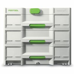 FESTOOL SYS3-SORT/3 M 337 Sortainer³ Three-Drawer Storage System