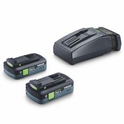 FESTOOL 18V 2xTBX4/TCL6 Energy Set with 2 x 4.0Ah Tabless Batteries
