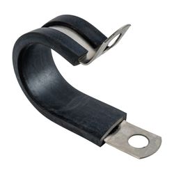 Hose Clamp 22mm X 12.7mm B/width Rubber Lined Bulk