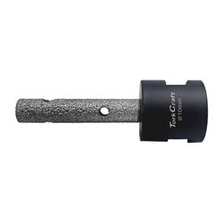 Diamond Core Milling Bit 10mm X 50mm X 75mm M14 Vacuum Brazed