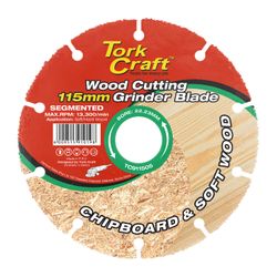 WOOD CUTTING BLADE 115MM X 22.23MM ANGLE GRINDER