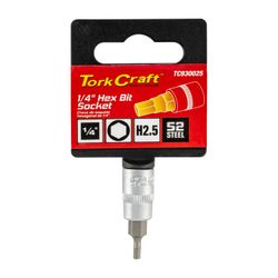 Socket Bit 1/4'dr Hex H2.5 S2 Material