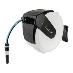 Water Hose Reel 20m X 13.5mm Id Pvc Hose Retractable C/w Sprayer & Mou