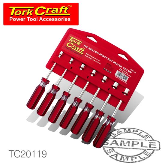 7 Piece Nut Driver Set 5.5/6/7/8/10/12/13mm Crv Metric