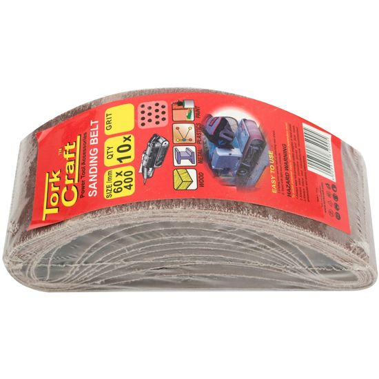 Sanding Belt 60 X 400mm 100grit 10/pack (for Triton Palm Sander)