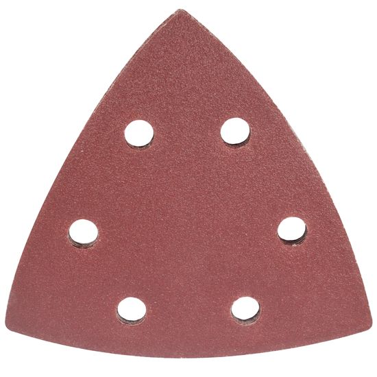 Sanding Triangle Sheet 120grit 94x94x94mm 5/pack W/holes Hook & Loop