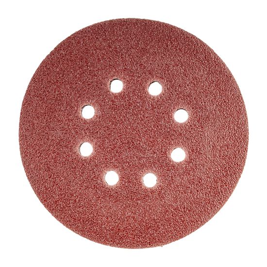 Sanding Disc 150mm 40 Grit With Holes 10/pk Hook And Loop