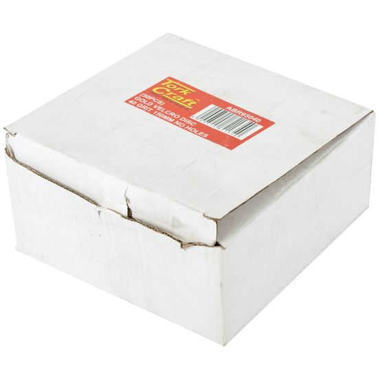 Gold Disc (50 Pieces) 40 Grit 150mm Without Hole Hook And Loop