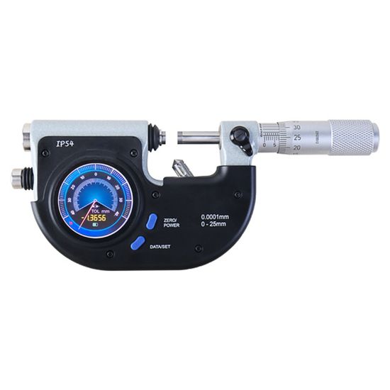 Digital Micrometer 25-50mm 0.002mm Grad 3&micro; Acc Wireless