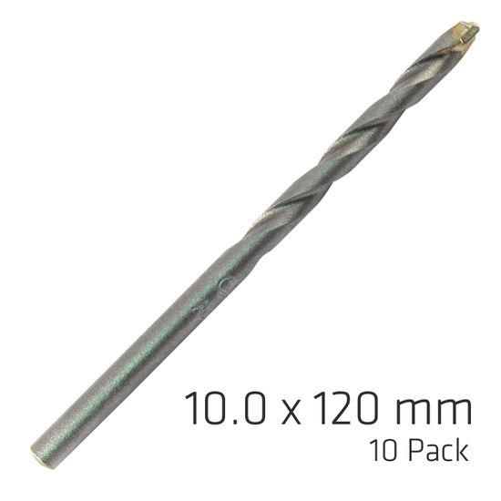 Masonry Drill Bit Long Life 10 X120mm 10pack