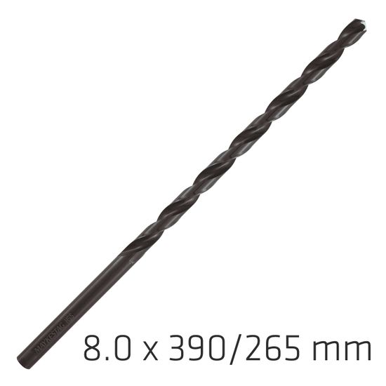Hss Drill Bit 8mm 390x265mm Extra Long