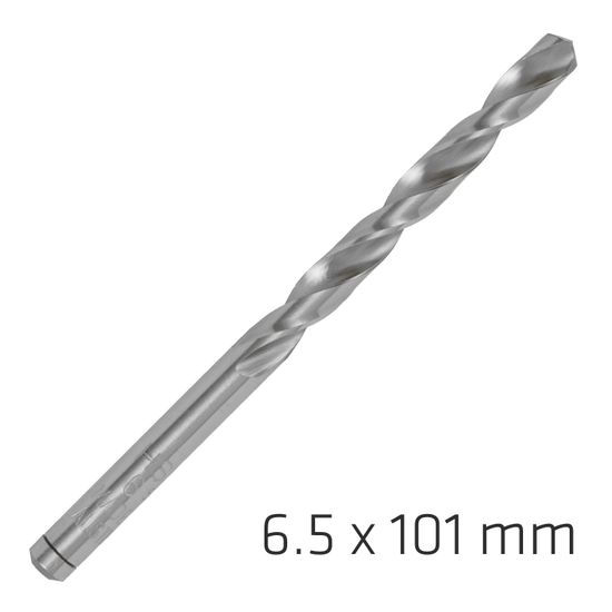 ALPEN Pro Hss 6.5mm Drill Din 338 Rn 135 Split Point Plastic Wallet