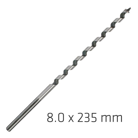 Wood Auger Drill Bit 8 X 235mm
