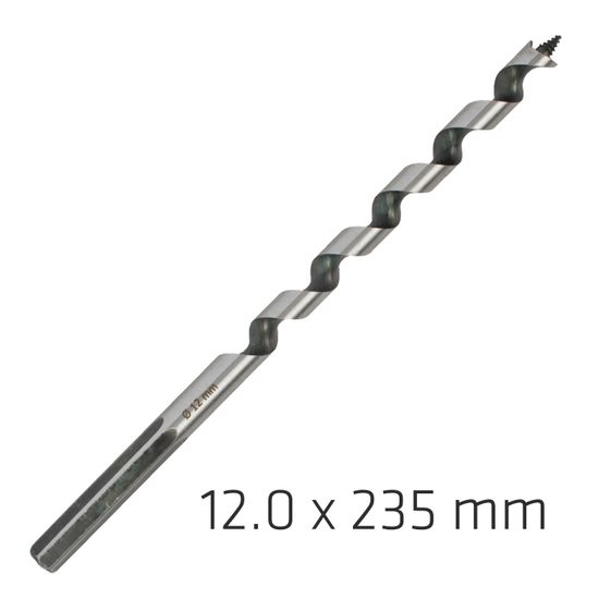 Wood Auger Drill Bit 12x 235mm
